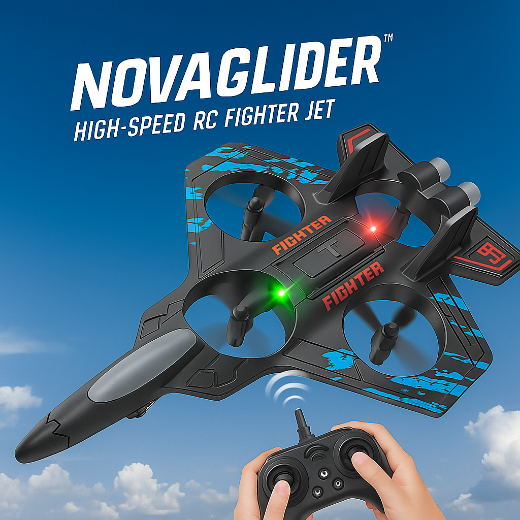 NovaGlider High-Speed Remote Control Fighter Jet
