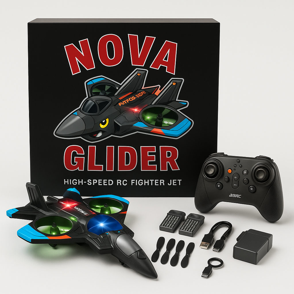 NovaGlider High-Speed Remote Control Fighter Jet