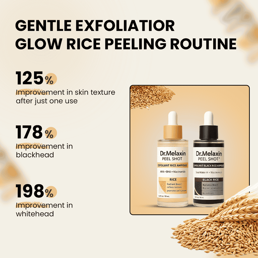NovaLife x Dr. Melaxin Rice Peel Ampoule
