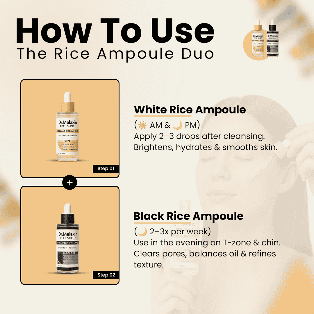 NovaLife x Dr. Melaxin Rice Peel Ampoule
