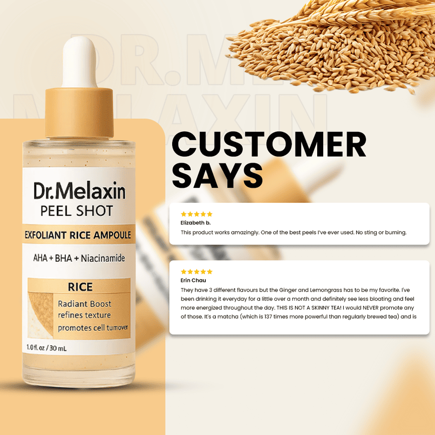 NovaLife x Dr. Melaxin Rice Peel Ampoule