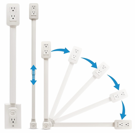 2 Pack Ez Wall Plug-In